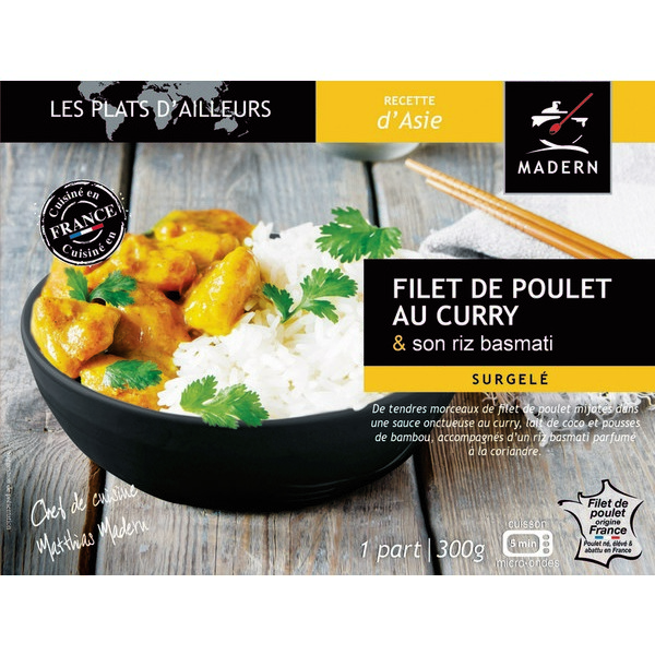 madern FILET DE POULET AU CURRY SURGELÉ MADERN 3355570003478 (3355570003478)