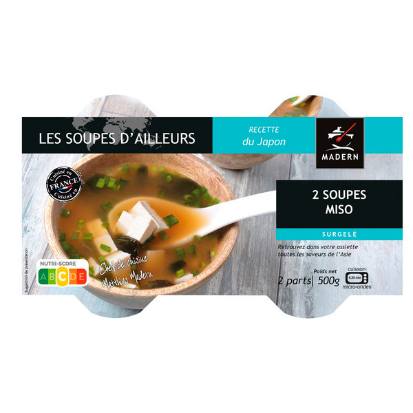 MADERN Soupe Miso code EAN 3355570004543 