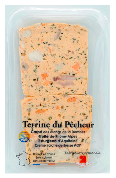 LE PETIT FUMET EN RHÔNE-ALPES TERRINE DU PÊCHEUR 
 code EAN 3356991231204 