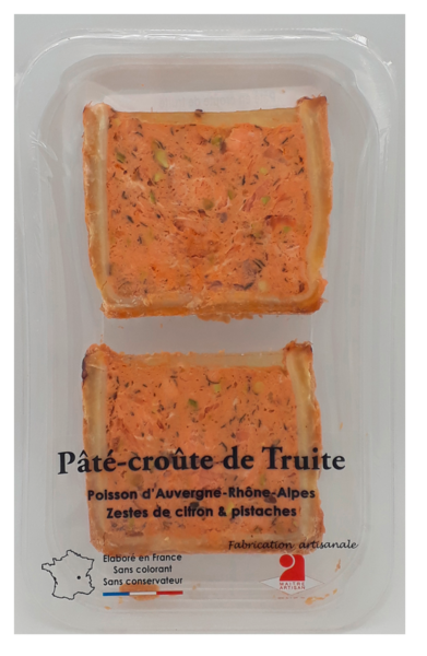 PÂTÉ EN CROÛTE DE TRUITE 
