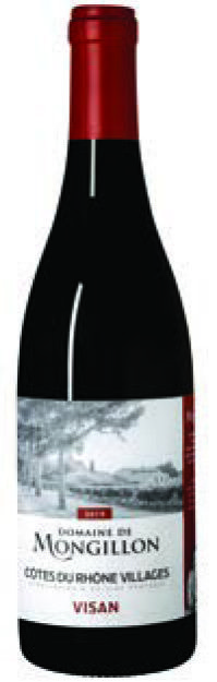 AOP(1) CÔTES DU RHÔNE VILLAGES VISAN DOMAINE DE MONGILLON 2019.(2) 3357400314006 (3357400314006)