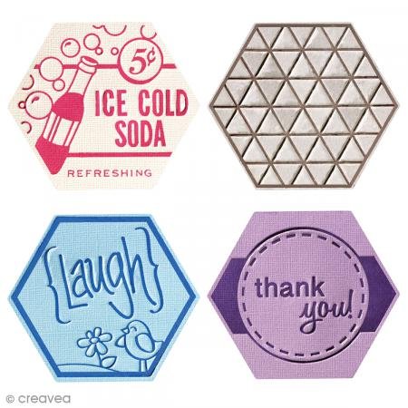 274 fuse set de 4 plaques complémentaires taill...