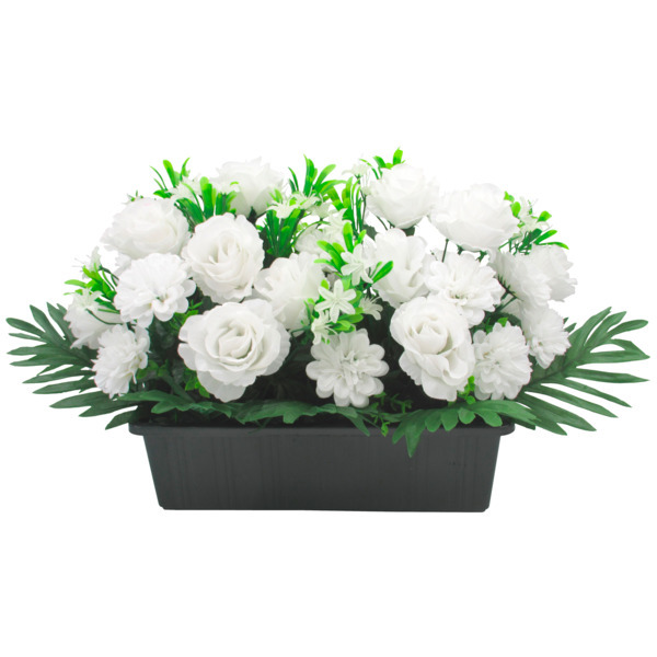  Jardinière Zinnia Et Roses Artificielles code EAN 3360150001904 