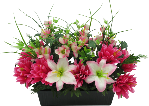 Composition Jardinière Artificielle Bromelia, F...