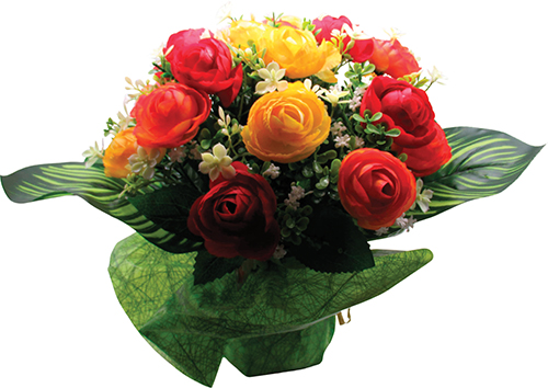  BOUQUET BULLE RENONCULE ROUGE code EAN 3360150011996 