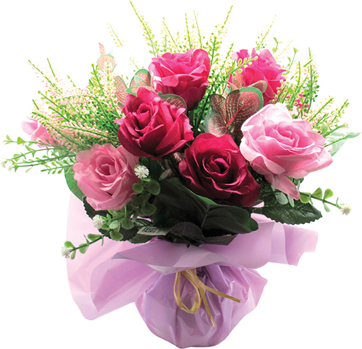  BOUQUET BULLE ROSE BRUYÈRE code EAN 3360150012078 