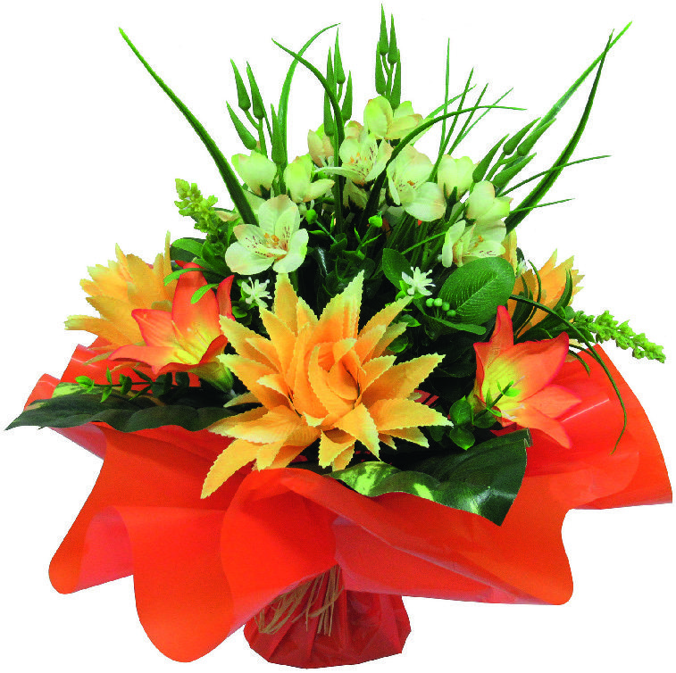 BOUQUET BULLE DE BROMELIAS/LYS/ROSES 3360156928236 (3360156928236)