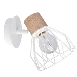  Spot 1 lumière D. 12 cm CLAYTON blanc code EAN 3361410150349 