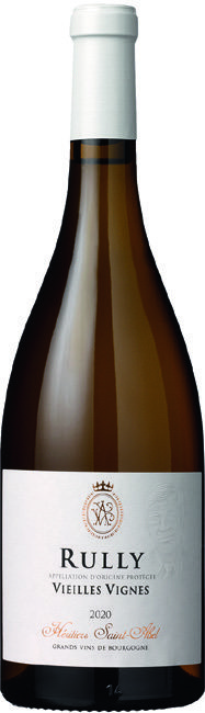 AOP RULLY “VIN AOP (APPELLAT.ORIGINE PROTEGEE)” HERITIERS SAINT-ABEL "VIEILLES VIGNES"  2020 3362871937012 