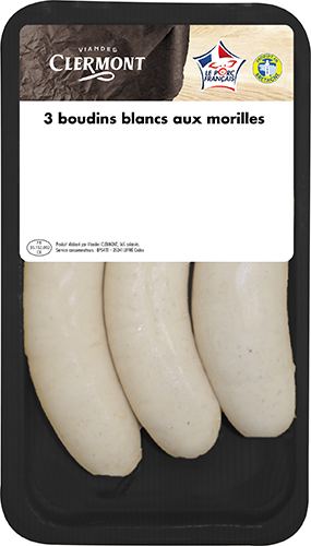BOUDINS BLANCS AUX MORILLES