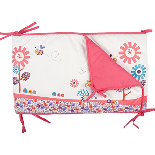 - tour de lit bébé fille chataigne