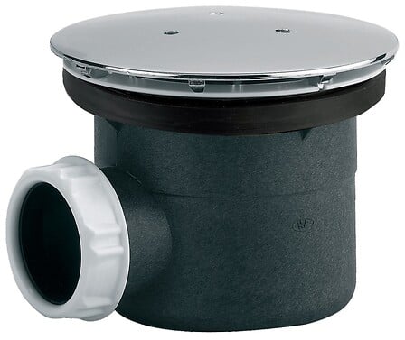 VALENTIN Bonde de receveur à capot métal rond 1...