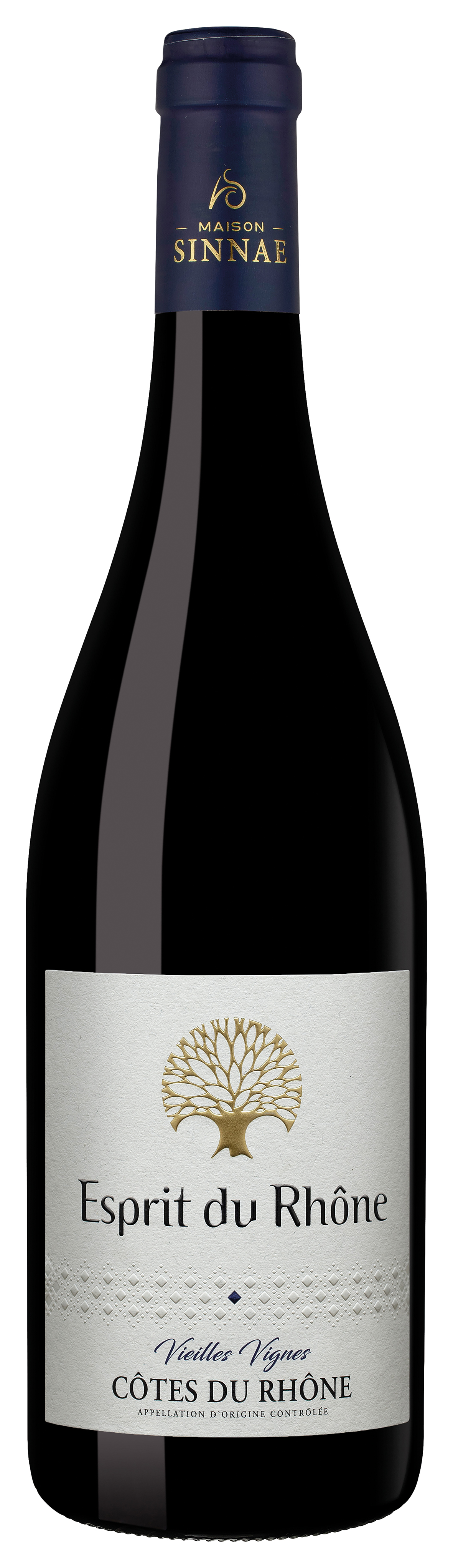 ESPRIT DU RHÔNE AOC CÔTES DU RHÔNE VIEILLES VIGNES code EAN 3365385004287 