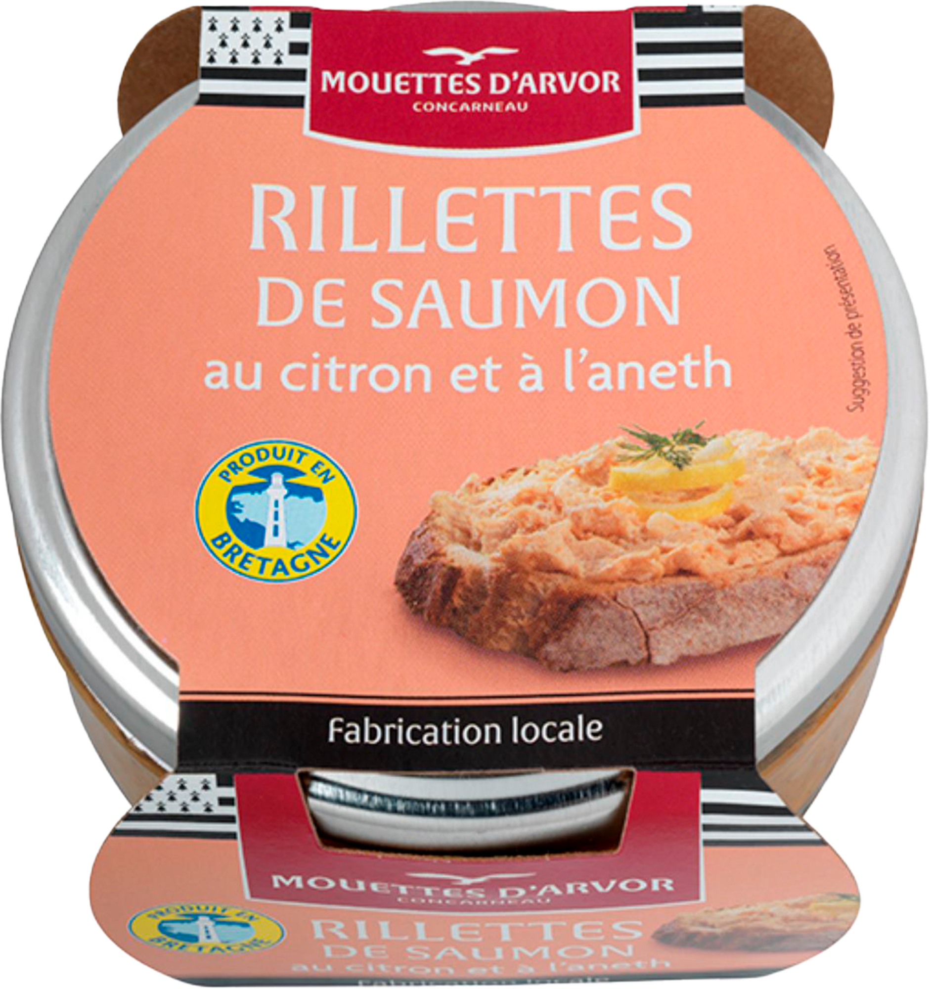 MOUETTES D'ARVOR RILLETTES DE POISSON code EAN 3365629180012 