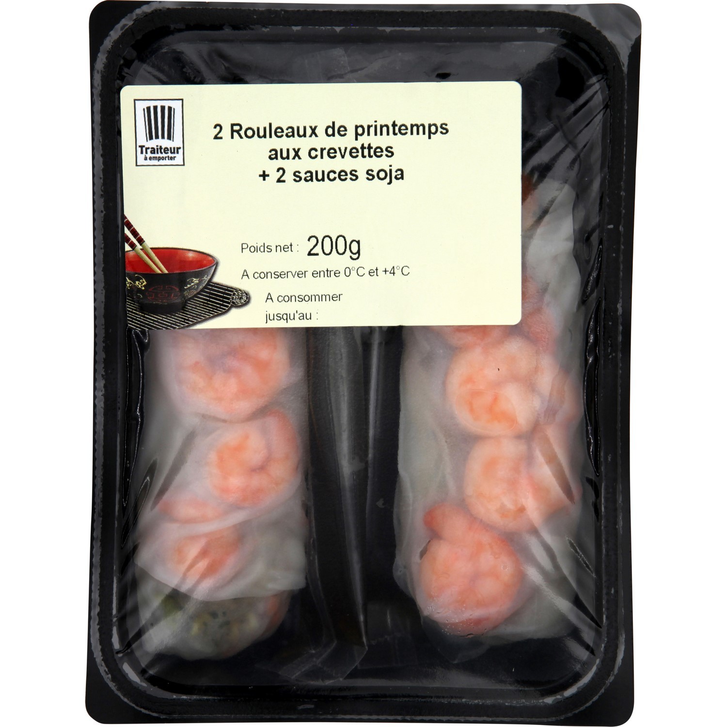 AGIS Rouleaux printemps crevettes + sauce  code EAN 3366760023114 