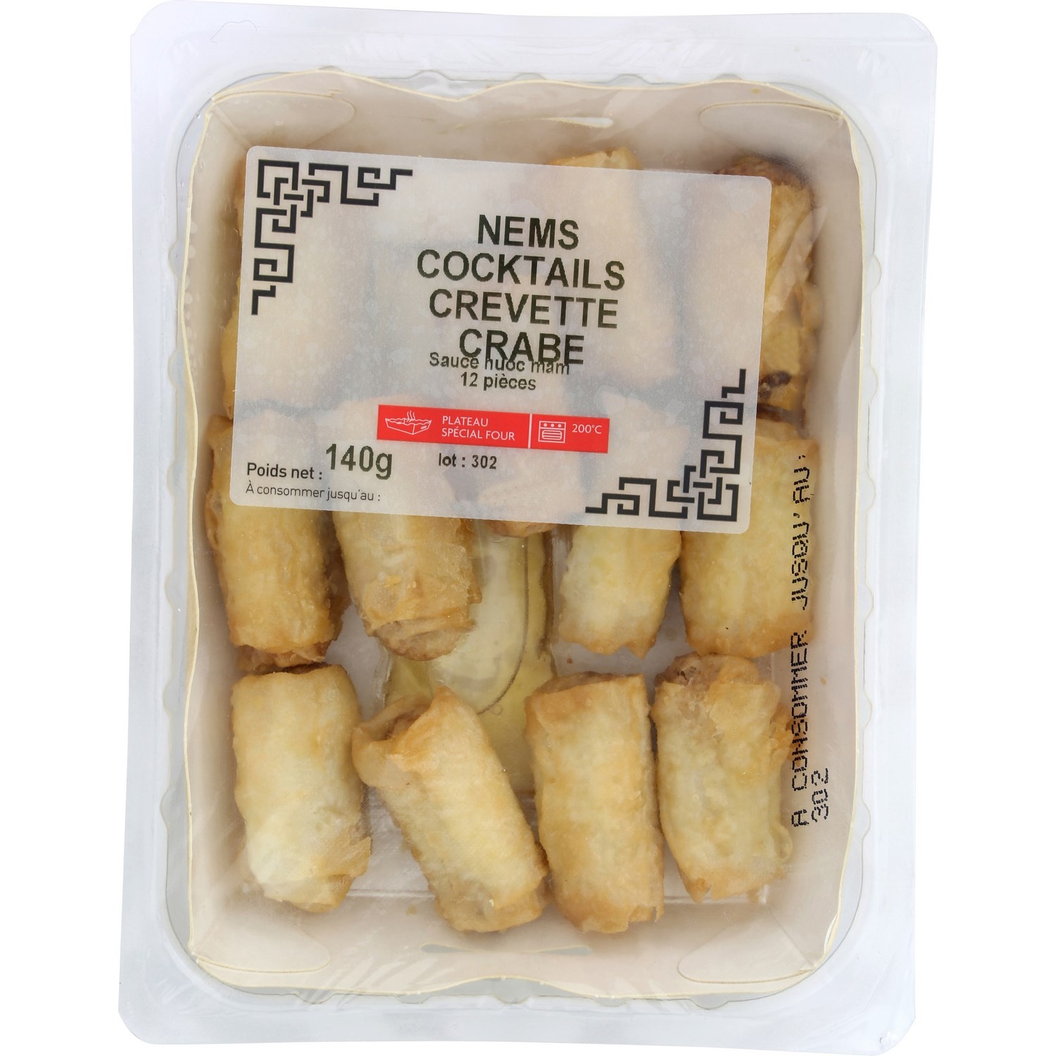 Nems cocktails crevette/crabe + Nuoc Mam 