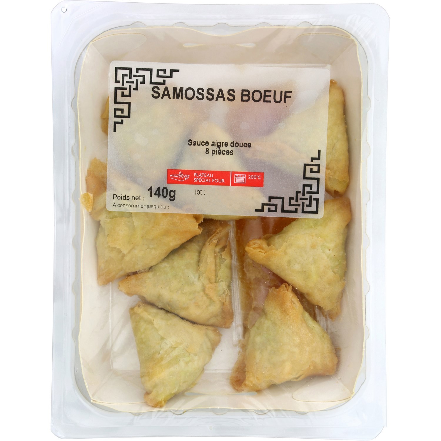 Samossas bœuf + sauce 