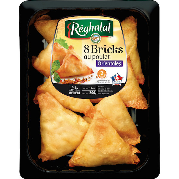 BRICKS AU POULET RÉGHALAL 3366760040722 reghalal