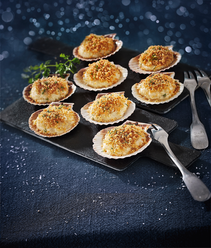 FE 8 MINI COQUILLES AUX NOIX DE ST JACQUES SAUCE CHAMPAGNE  3366760041392 (3366760041392)