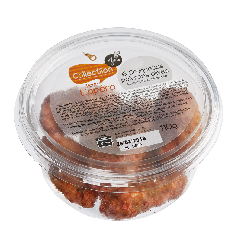 FE 6 CROQUETAS POIVRONS OLIVES  3366760041927 (3366760041927)