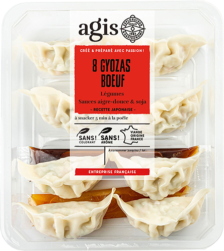 AGIS 8 GYOZAS SAUCES AIGRE-DOUCE & SOJA code EAN 3366760053425 
