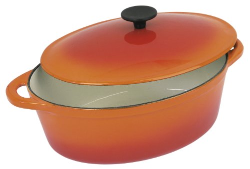 501600 cocotte ovale orange flamme 4 l