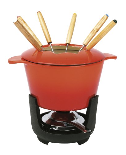 504890 service fondue 10 pièces: 6 fourchettes ...