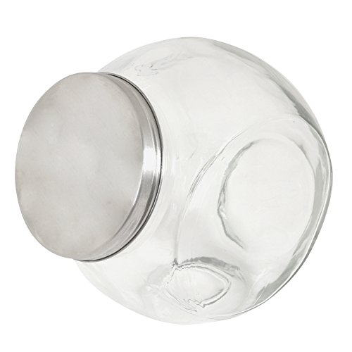 506524 bonbonnière en verre / inox