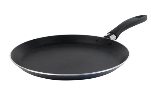 506660 crêpière aluminium brume noir / gris 24 cm