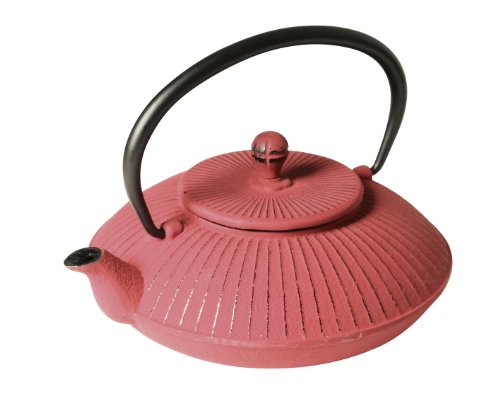 507151 théière cygne en fonte 800 ml rouge mand...