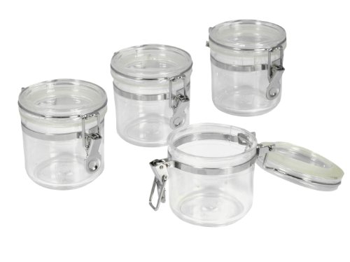 Delys-By-Crealys 508106 Lot de 4 Mini Bocaux He...