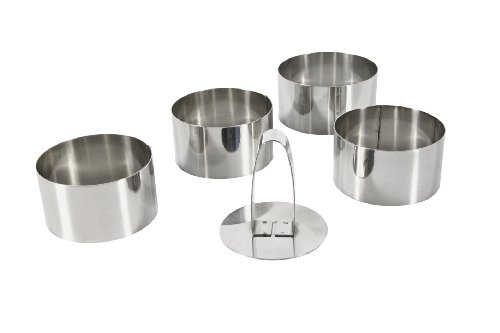 508937 lot de 4 emportes pièces nylon/inox