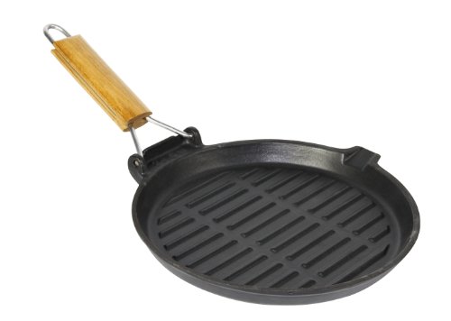 512207 grill rond fonte d'acier emaillée gourme...