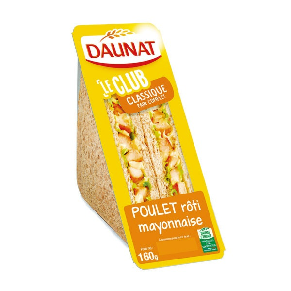 LE CLUB CLASSIQUE AU PAIN COMPLET DAUNAT