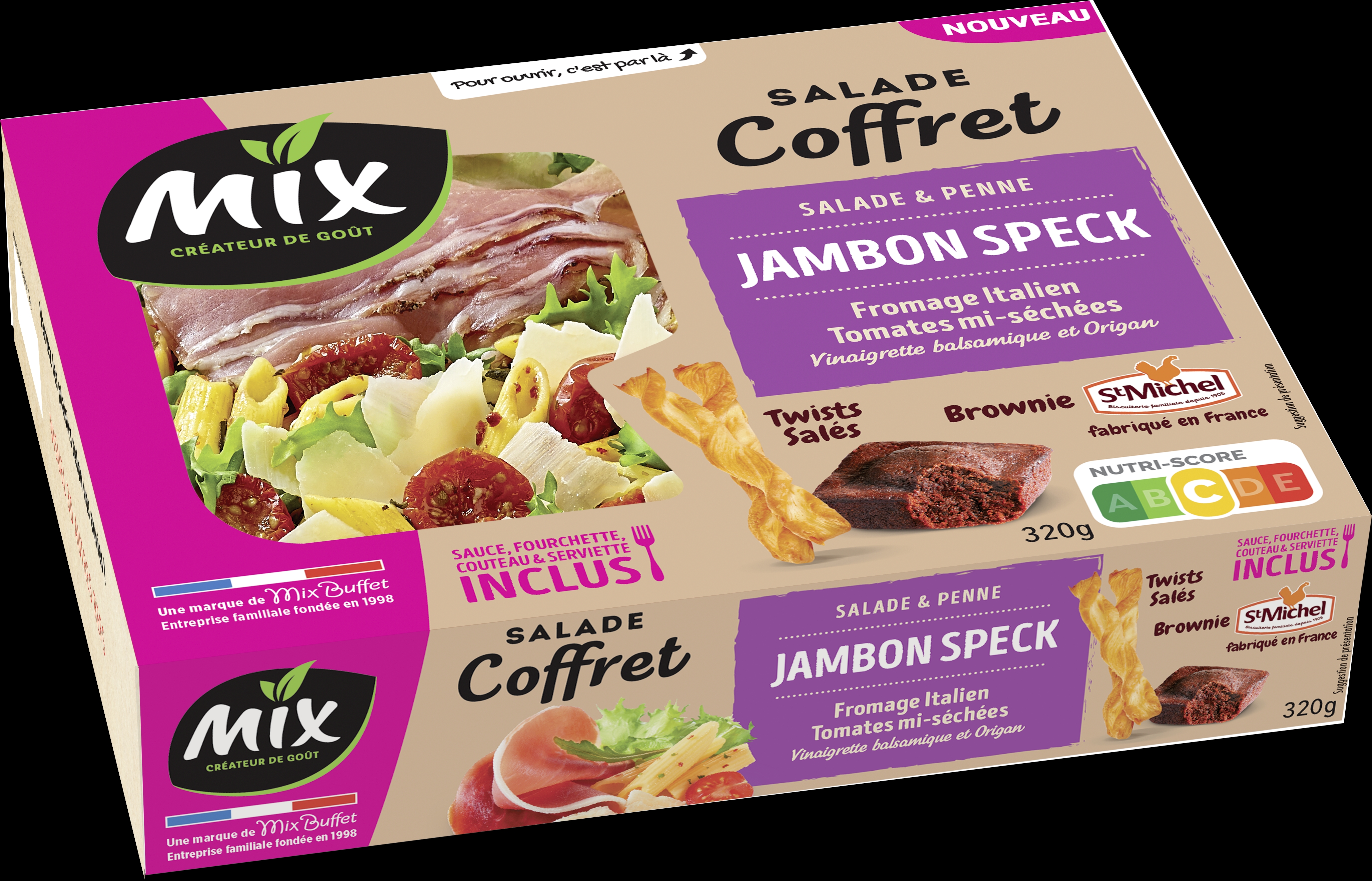 Salade coffret jambon speck Mix