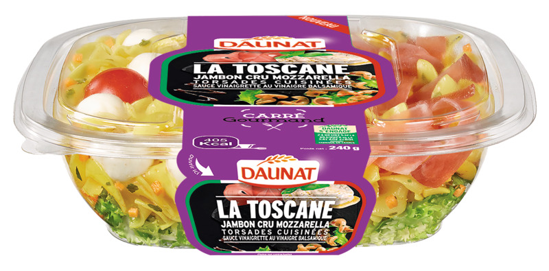 SALADE CARRÉ GOURMAND LA TOSCANE daunat