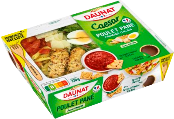 Plateau Caesar Poulet Tartinade Poivron Daunat 3367651009514 Plateau Caesar Poulet Tartinade Poivron Daunat 3367651009514