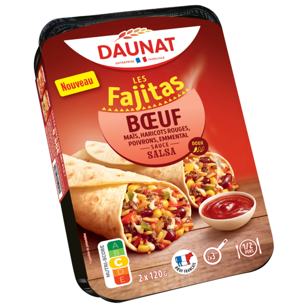DAUNAT Fajitas code EAN 3367651009606 