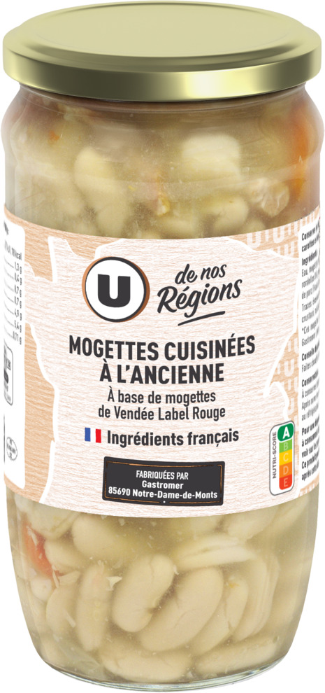  MOGETTES CUISINEES A L'ANCIENNE U DE NOS REGIONS code EAN 3368953027022 