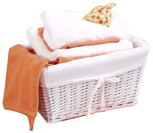 Ran3471 panier rectangulaire grand modèle blanc