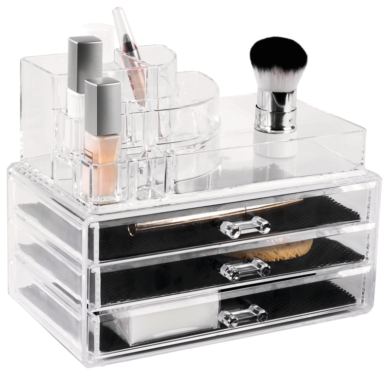 COFFRET 3 TIROIRS BIJOUX ET COSMETIQUES  3370910060423 (3370910060423)