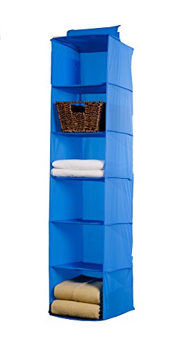 Ran5342 etagère souple peva bleu 30 x 30 x 128 cm