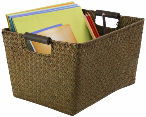 Ran6524 sampan panier jonc tressé caramel