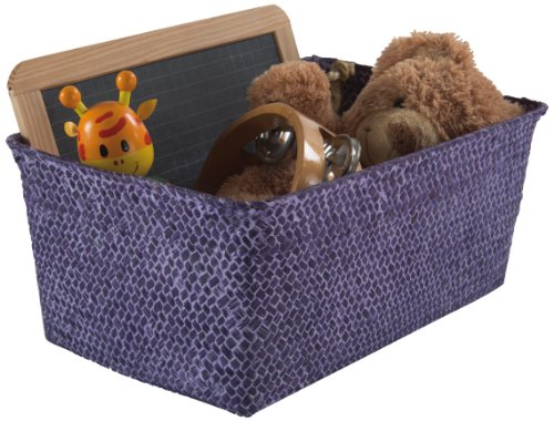 Ran6531 kito panier jonc tressé violet