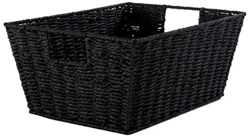 Ran6543 etna panier papier tressé noir