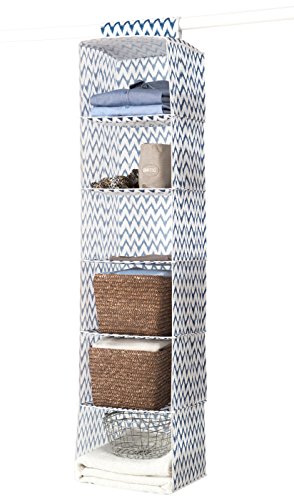 Ran6553 ikat etagère souple pour pull bleu/blan...