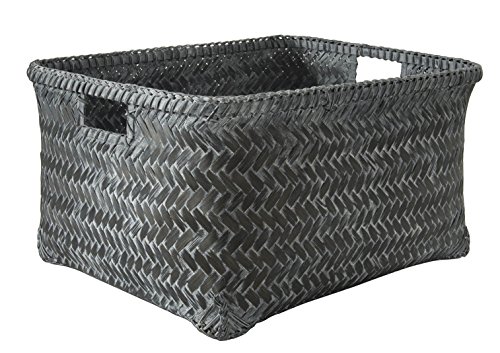 Grand panier dalat gris foncé