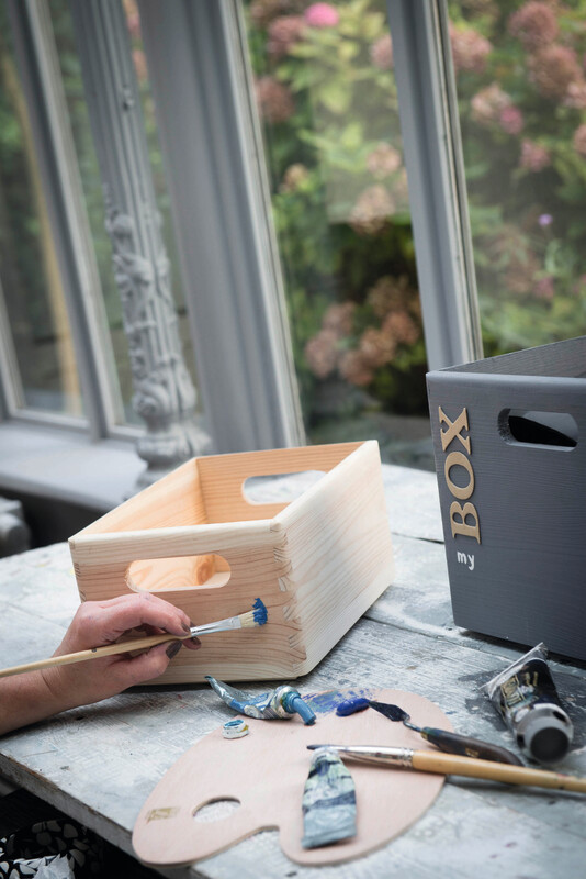 LOT DE DEUX BOITES EN PIN Compactor