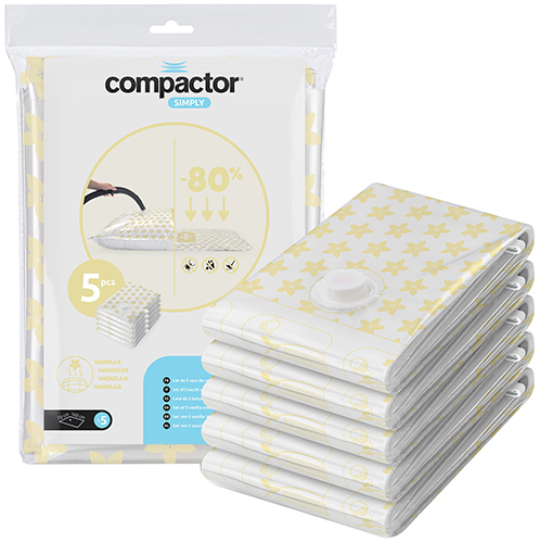 lot de 5 sacs de compression parfumés