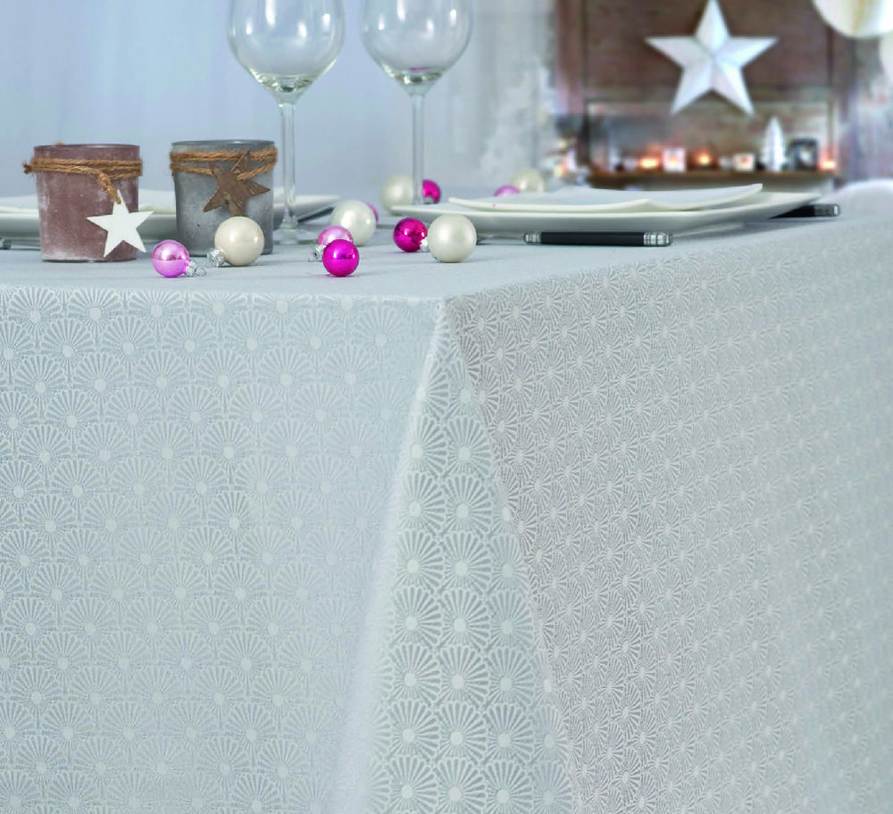 NAPPE DAMASSÉE RECTANGULAIRE 150 X 200 CM OU RO...